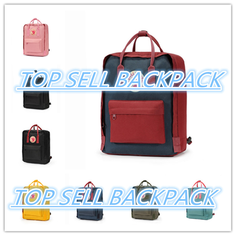 2021 Top Swedish Fox Classic Backpack Wonmen and Kids Bag Junior High School Fjallravan Kanken Canvas Waterproof 7L 16L 20L Backpack Sports-image-697167577