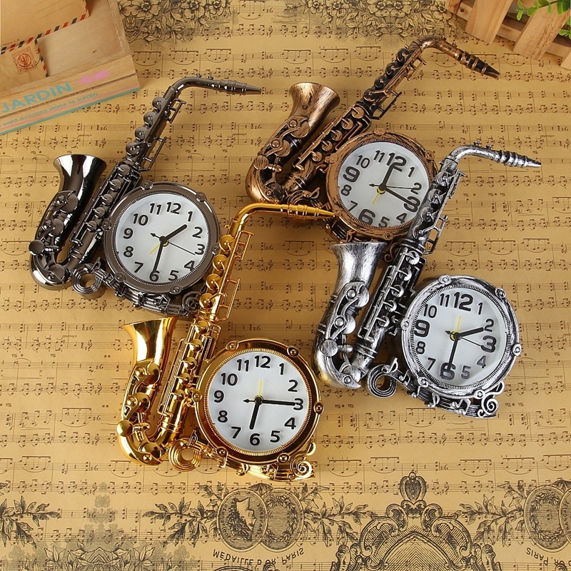 

large sax alarm clock company gifts daily household accsori