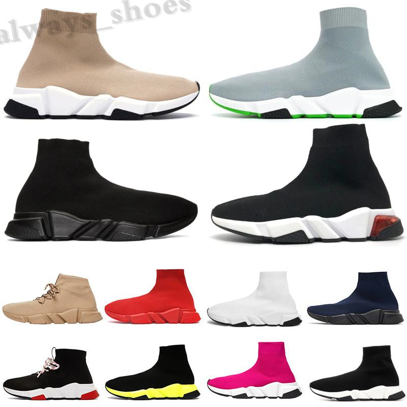 

2021 Designer shoes Sneaker Clear Semer Black Knit Boots Men Women Socks Machine Sole Trainers Lace-up Runner Graffiti TT08, #14