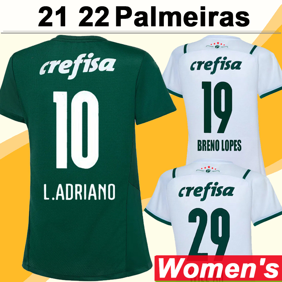 

21 22 Palmeiras Women Soccer Jerseys G. GOMEZ L. ADRIANO RAMIREZ B. HENRIQUE WILLIAN Home Away Football Shirt Short Sleeve Uniforms, Nv3038 2122 home brasileir. seri. a