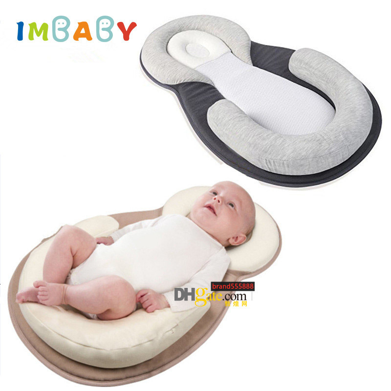 Mats Comfortable Baby Pillow Infant Sleep Anti Roll Cushion Rollover Prevention Newborn Mattress-image-747445164