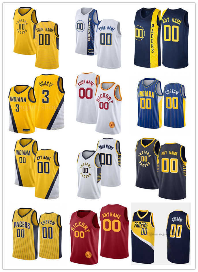 

75th Mens Womens Youth Indianas Pacerss 88 Goga Bitadze 12 Oshae Brissett 13 Torrey Craig 3 Chris Duarte Custom Basketball Jersey, Color