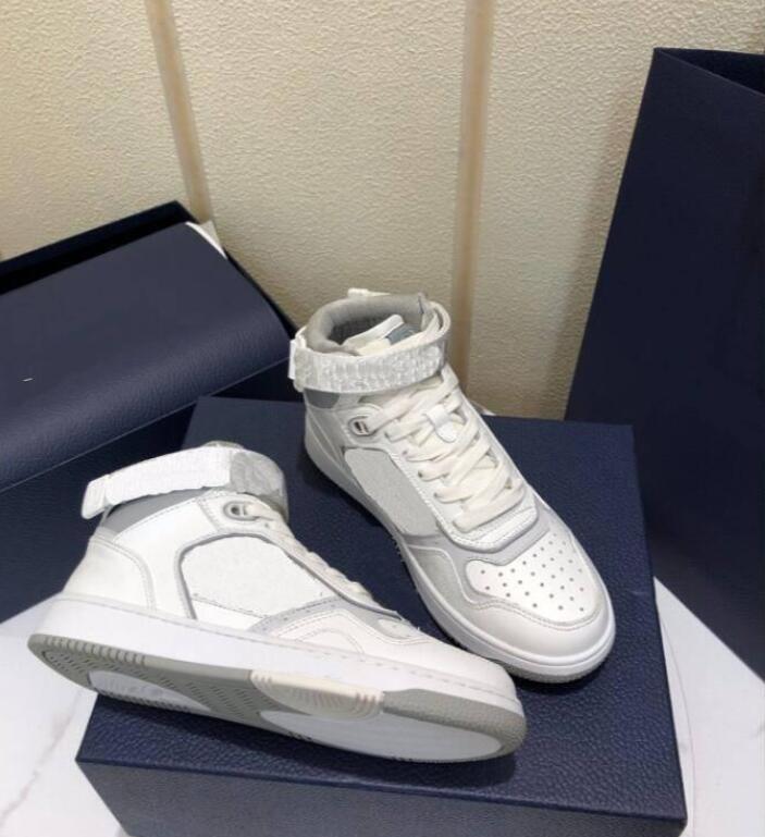 

Designer B27 sneakers Printed Genuine Leather Sneakers leisure low top high top Casual Shoes fashion leather sneakers, Color 7