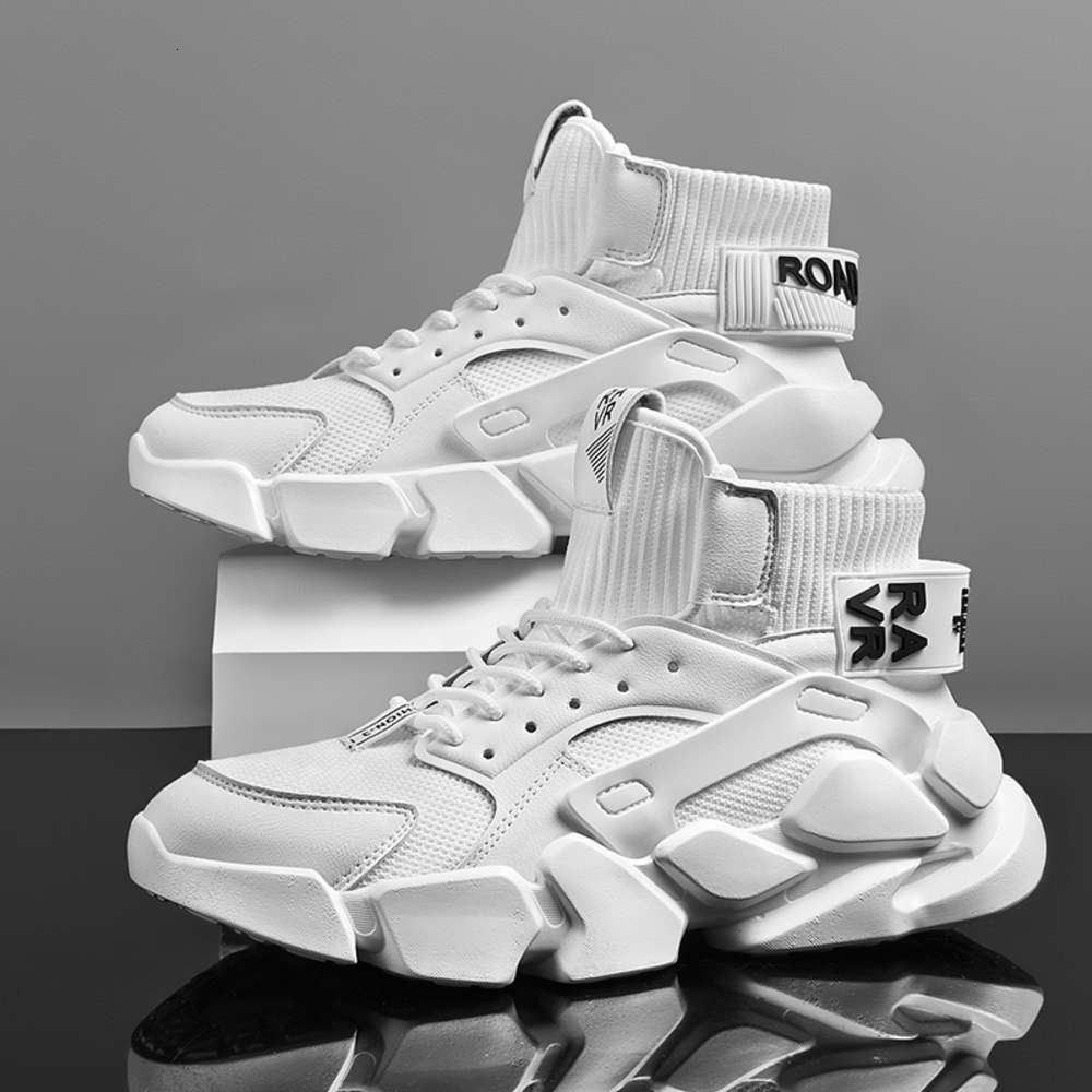 

Dunks Basketball Shoes Men Design Thick Soles Jogging Fitness Breathable Outdoor Sport Sneakers Size Height Increasing with box