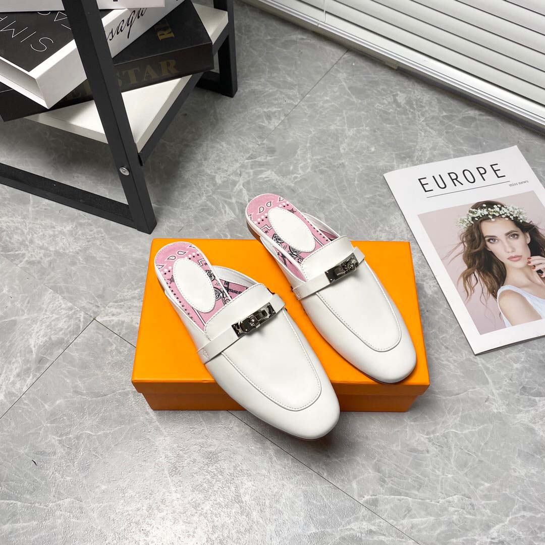 

Slippers Sale Designer Women Summer Princetown Lace Velvet Mules Loafers Genuine Leather Flats with Buckle Snake Pattern Qaulity