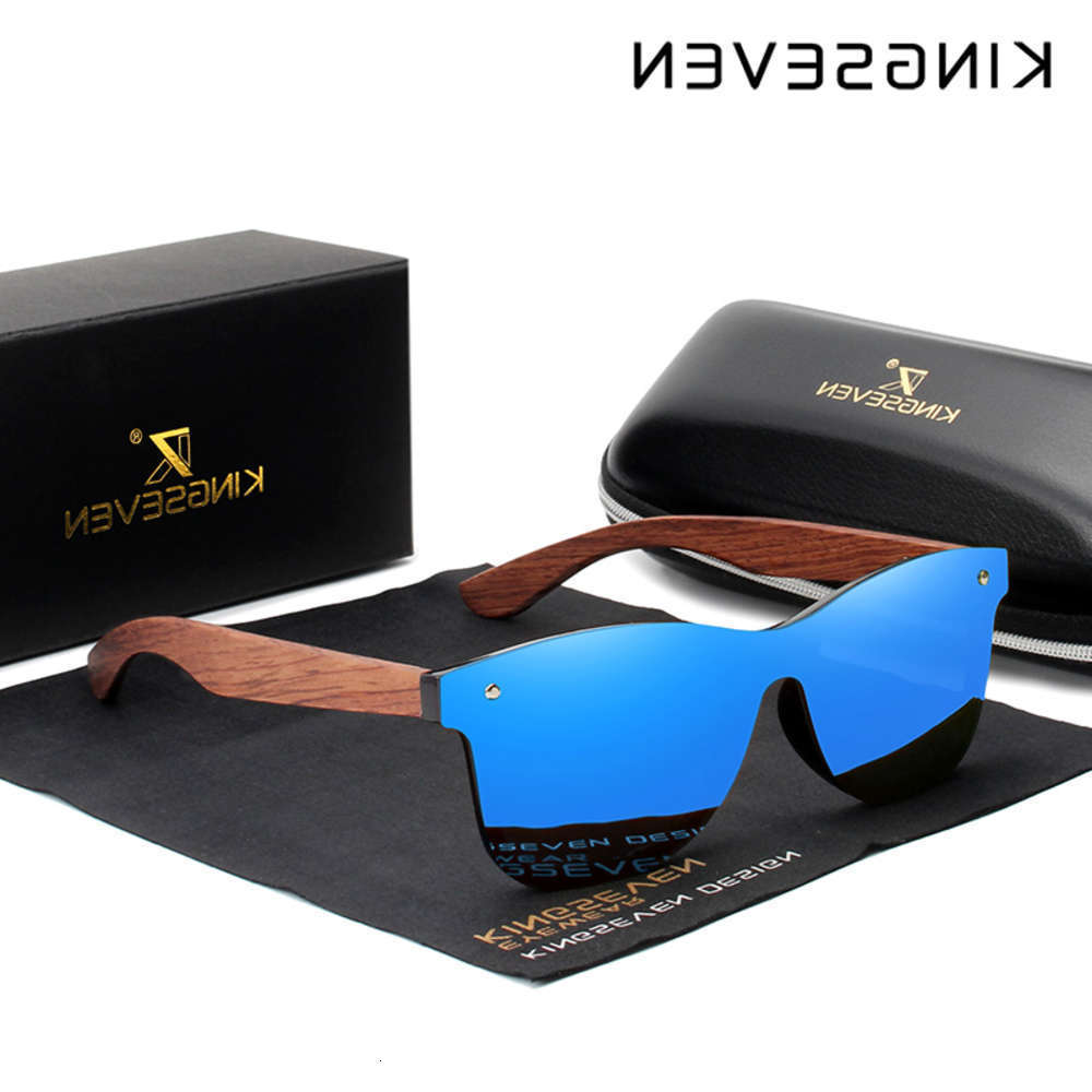 

Highend accessories Natural Wooden Sunglass Men Polarized Fashion Sun Glass Original Wood Oculos de sol masculino, Black