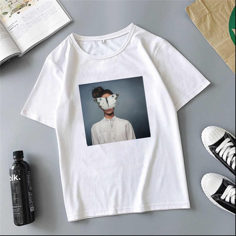 

funny print harajuku fashion women o neck short sleeve white clothing