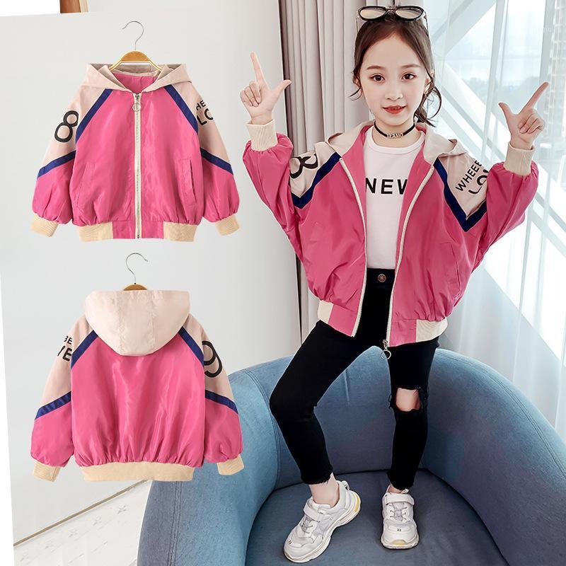 

Jackets Cute Girls Baby's Kids Coat Jacket Outwear 2021 Spring Autumn Overcoat Top Outdoor Rural Party Teenagers Children's Clothing, Blue;gray