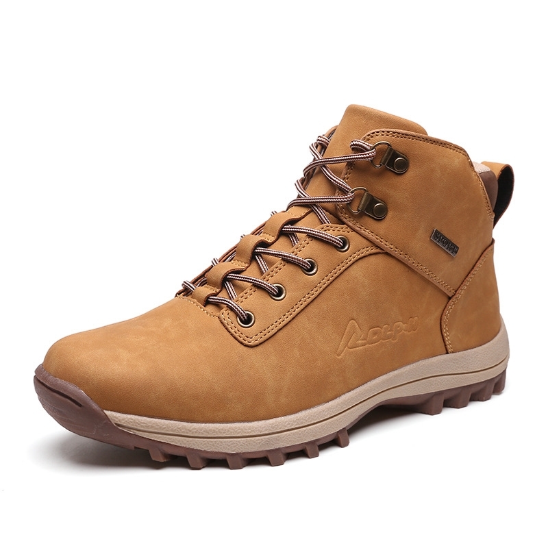 

Quality Men Women Running Top Shoes Natural Cinder TailLarge Plush Snow Boots Men's outdoor mountaineering men's hiking shoes snow bootsIsra, Gold