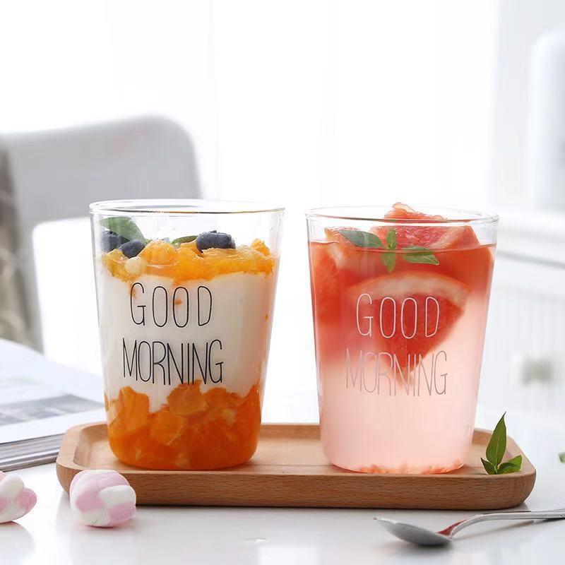 

Wine Glasses Creative Letter Printed Transparent Coffee Glass Mug Black Cup Cocktail Mugs Drinkware
