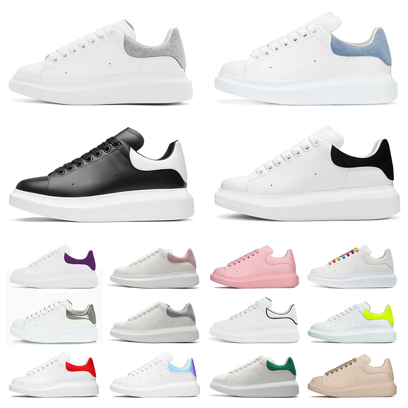

Men Women Trainers Leather Suede Sports Casual Shoes Luxurys Designers Comfortable Triple Black White Silver Glitter Pink Outdoor Platform Sneakers Walking, # (34) 36-40