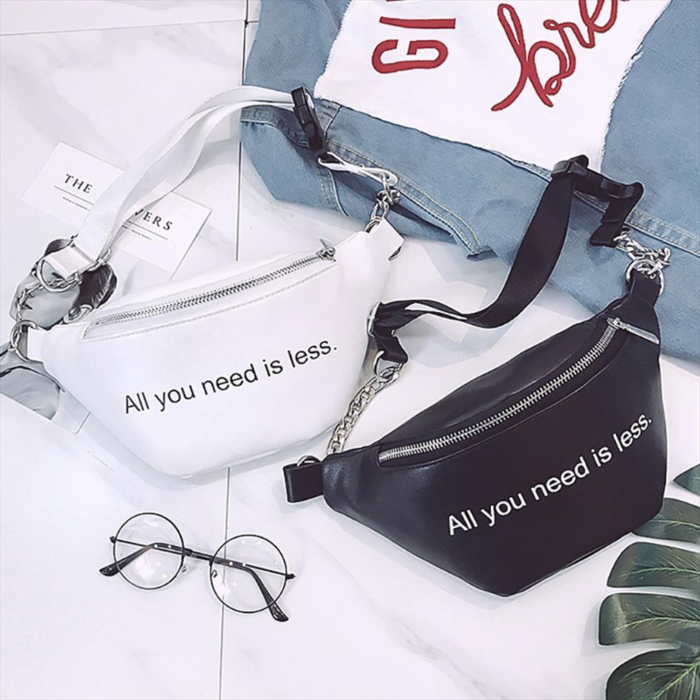 

women fashion pu waist fanny bags pack chest crossbag travel hip bum bag purse pouch sports zipper