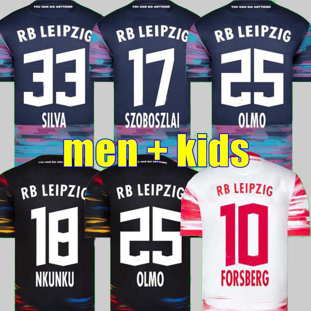 

21 22 23 RBL Soccer Jerseys SABITZER 2022 2023 ADAMS SORLOTH NKUNKU FORSBERG Football Shirt ANGELINO POULSEN OLMO Leipziges Jersey men kids, 21 22 home jersey