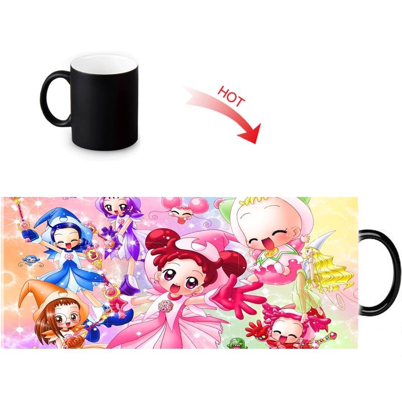 

Mugs Magical DoReMi Heat Sensitive Coffee Cartoon Cold Changing Color Morph 350ml/12oz