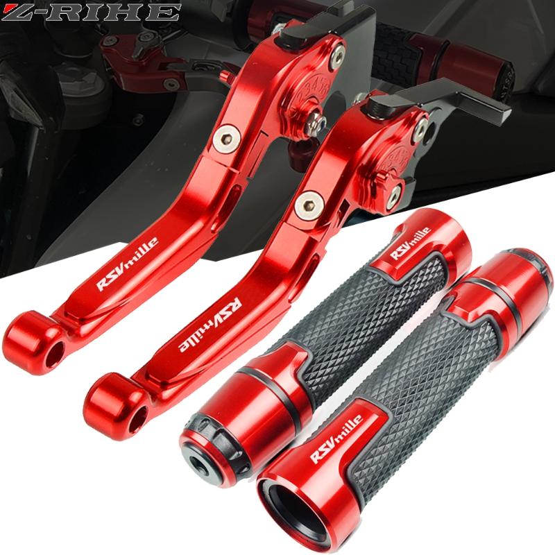 

Motorcycle Brakes Accessories Extendable Brake Clutch Levers Handlebar Hand Grips For Aprilia RSV MILLE / R 1999 2000 2001 2002 2003