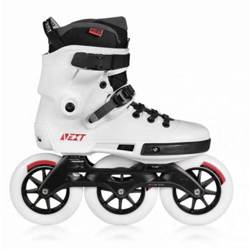 

100% Original Powerslide NEXT Trinity Frame Inline Skates 3*100/110/125mm 4*80mm Street Racing Skate Roller Free Skating Patines &, Pink 4-80mm