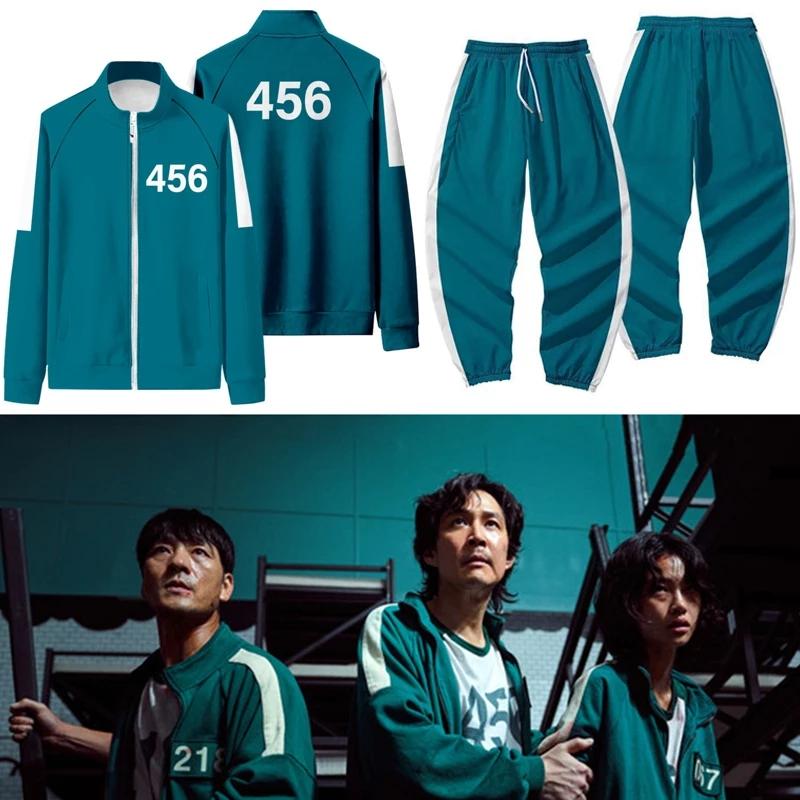 

Men's Hoodies & Sweatshirts Squid Game PARK HAE SOO 218 Li Zhengjae 456 Same Men Unisex Couple Winter Warm Sweatshirt Streetwear Hip Hop Hoo, K1