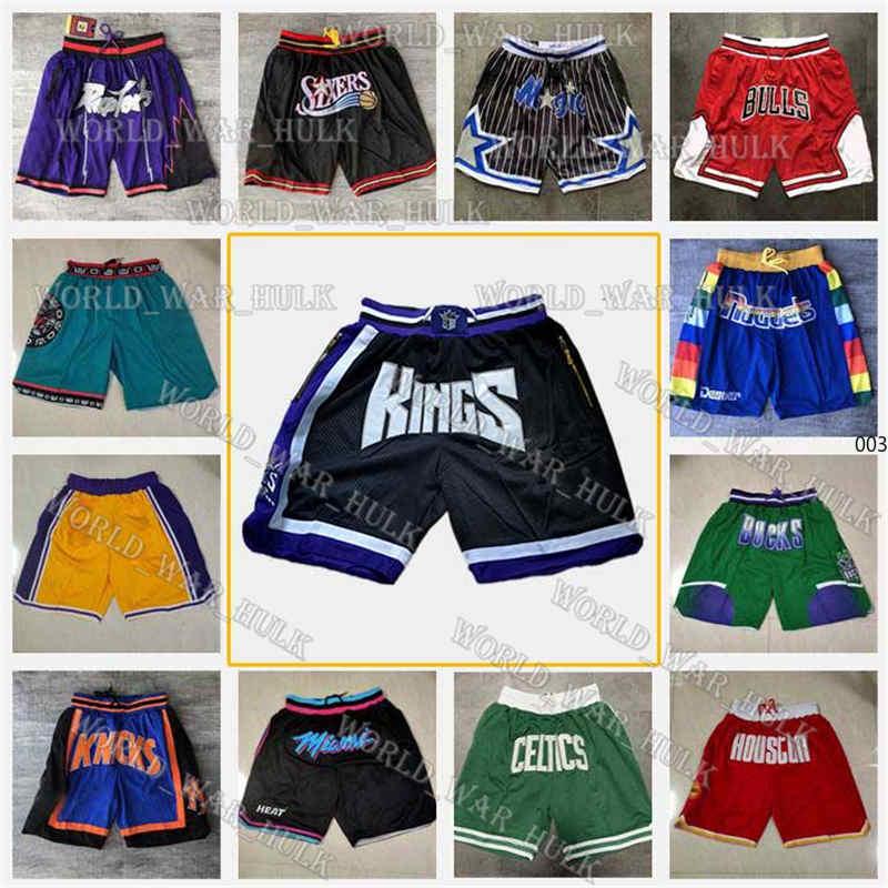 

Portland Trail Blazers York Knicks Sacramento Kings Los New Angeles Just Don Basketball Shorts Black, Black;red