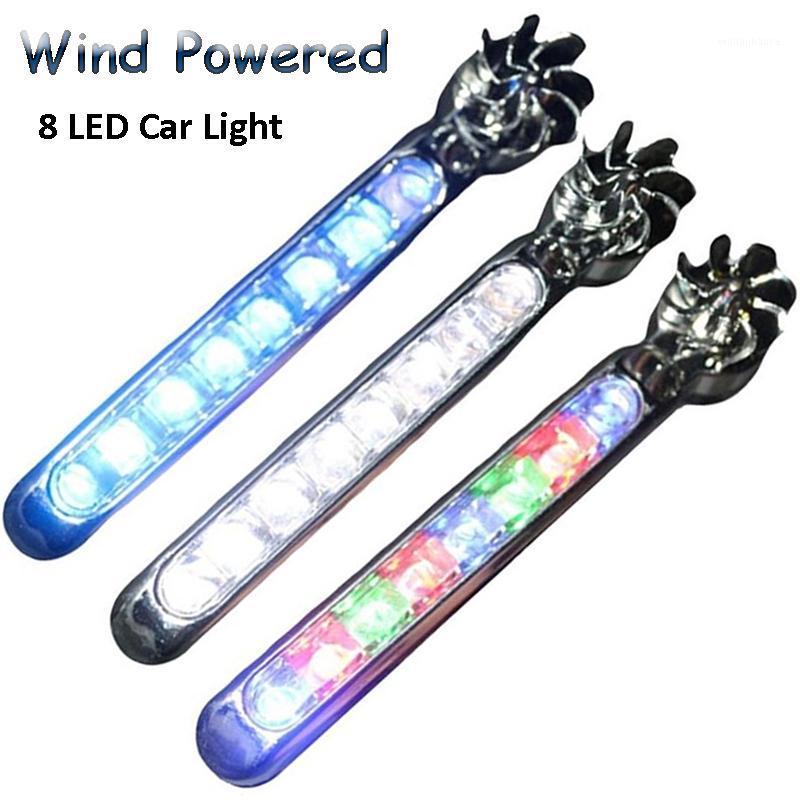 

Emergency Lights Wind Powered 8 LED Car Light External DRL Running Headlight Fog Lamp Auto Daylight Energy Without Wiring