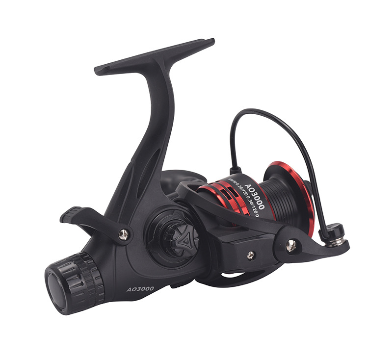

Double unloading force Fishing Reels A3000 Full metal wire cup 5.2:1 speed ratio Front and rear brakes Library fishing carp wheel