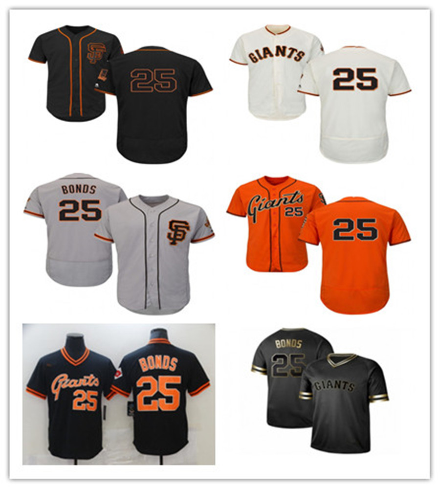 

2021 NKE San Francisco Baseball Jerseys Giant 25 barry Bonds MEN WOMEN YOUTH kids Black Alternate Stitched CUSTOM LEAVE NAME NUMBER