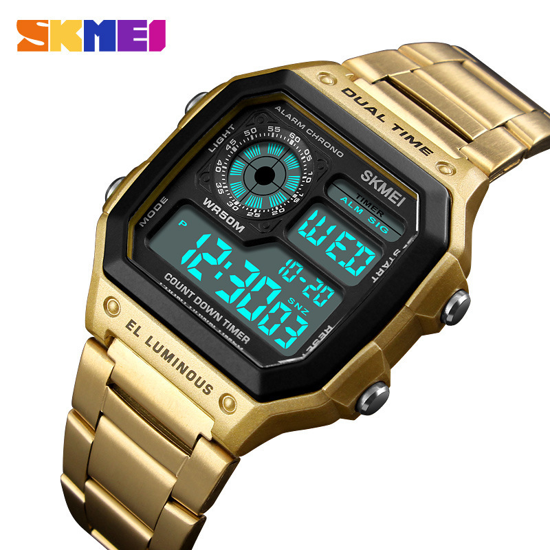 

2021new Wrist Watch Outdoor Climbing Digital Led Aviation Series World Time Waterproof and Shockproof High Quality Multi-style Watches