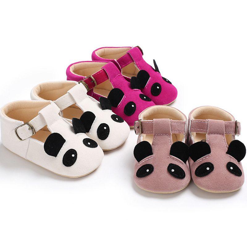 

First Walkers Toddler Baby Girls Cartoon Anti-Slip Soft Shoes 0-18 Months Prewalkers With Cute Ear