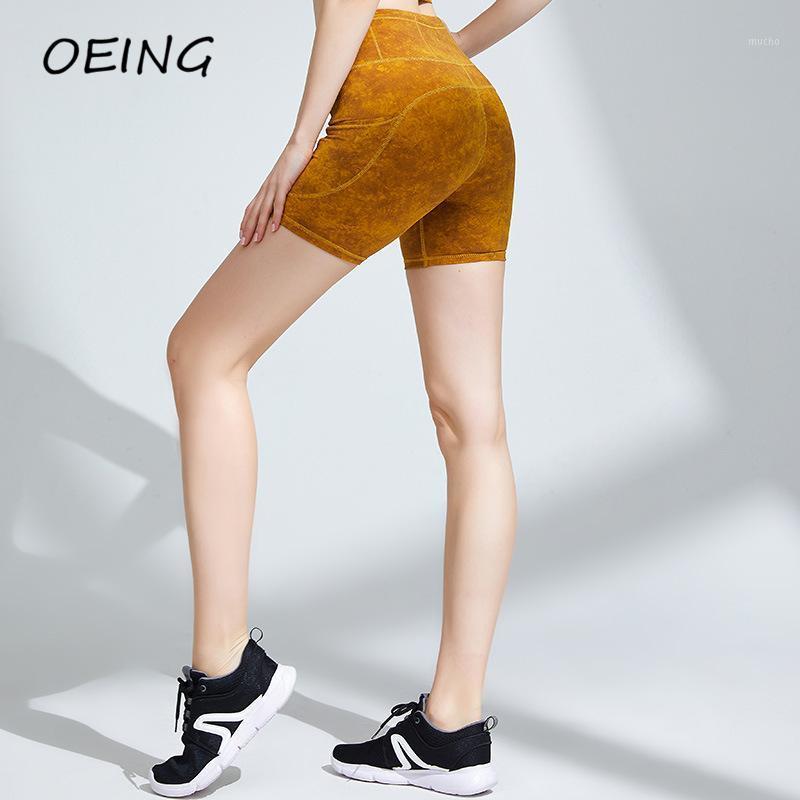 

ENTgoing Women' Running Yoga Pants High Waisted Seamless Workout Spandex Shorts Outfit, Blue