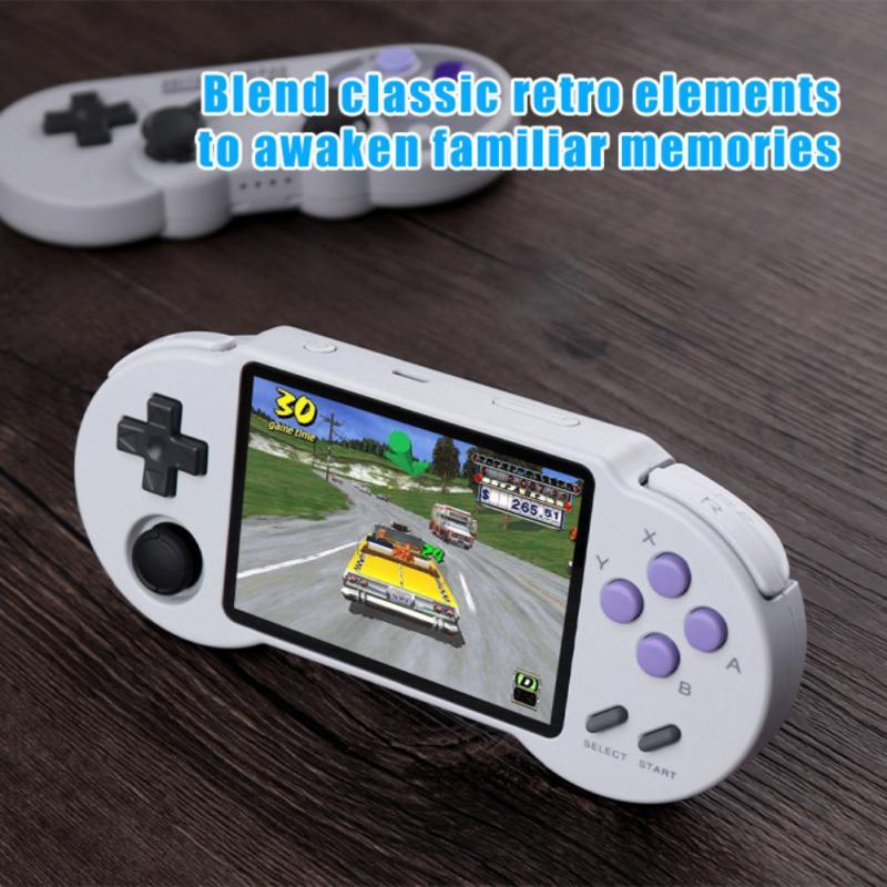 Portable Game Players S30 MAME Retro Handheld Console 3.5 Inches IPS Screen Open Source System Built-in 1200+-image-733792936