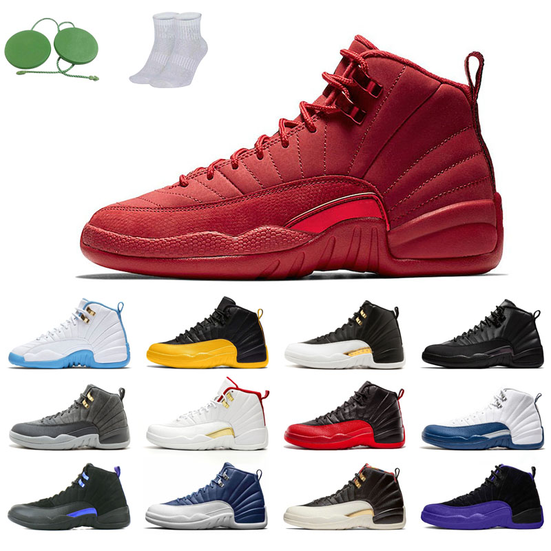 

12s man basketball shoes winterized wings University Gold Blue the master taxi reverse flu game o-black gym red gamma french FIBA Dark grey concord CNY stone