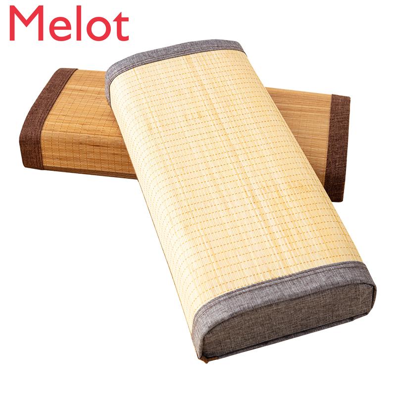 

Bamboo Pillow Mat Cool In Summer Single Adults Smooth And Comfortable Without Burr Wallpapers