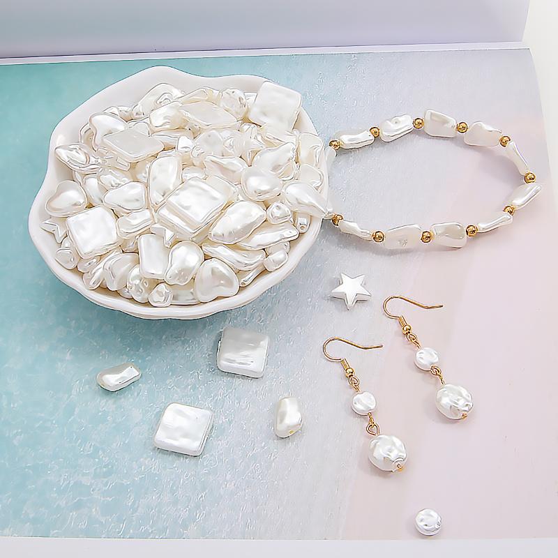 

Other 5-30pcs/Bag Mixed Sizes ABS Special-shaped Imitation Pearl Beads For DIY Bracelet Earring Necklace Jewelry Making Accessories