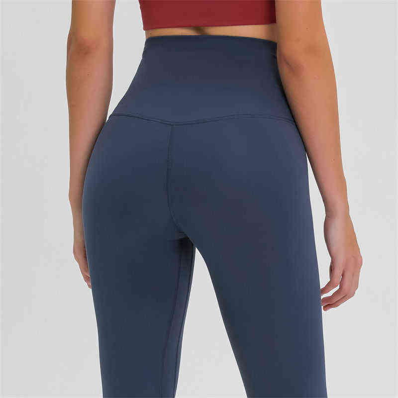 Nepoagym 28" Inseam EXPLORING Yoga Leggings Women Higher Waisted Yoga Pants Buttery Soft Leggings Sport Women Fitness H1221-image-747454015