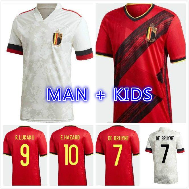 

2021 2022 Belgium Player version DE BRUYNE E. HAZARD Soccer Jerseys 21 22 LUKAKU KOMPANY Home Away Mens Football Shirts match shirt Uniforms, Black;yellow