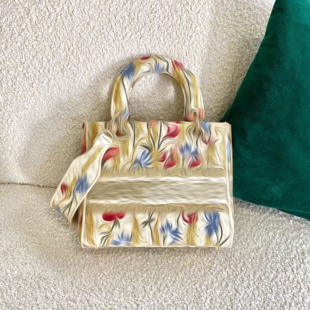 

Handbag Women Luxurys Designers Bags 2021 purse totes wallet Shoulder Bag Classic Leather Woman Fashion Hibiscus flower wheat ear embroidery