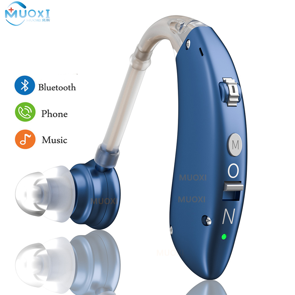 

Best Bluetooth Rechargeable Hearing Aid Mini Device Ear Amplifier Digital Hearing Aids BTE Elderly Ear Care Hearing AmplifierScouts