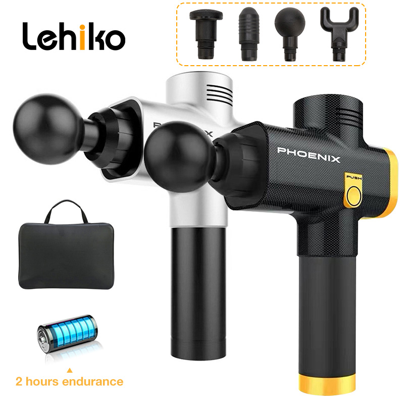 

Phoenix A2 Muscle Massage Gun High Frequency Electric Body Massager Clear Lactic Acid Portable Bag After Exercise