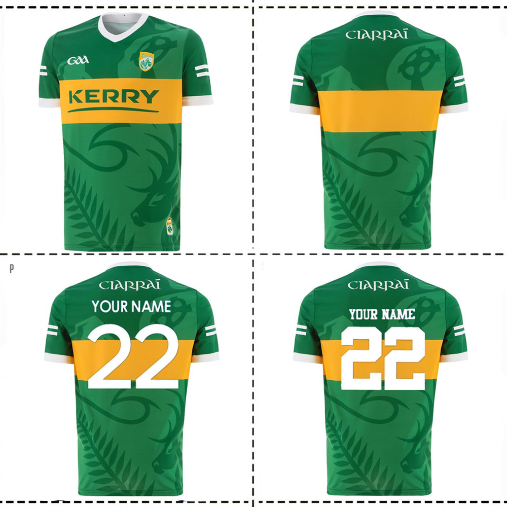 

2022 Kerry GAA Home Jersey 2022/23 IRELAND KERRY TRAINING RUGBY JERSEY size S--5XL