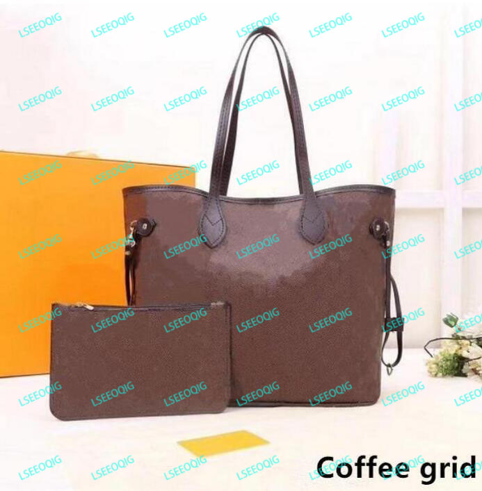 

bag Women Messenger Leather Handbag Evening 4 colors lattice 2pcs set Totes high quality TOP pu luxurys designers ladies Shoulder Bags, L 1 old flower