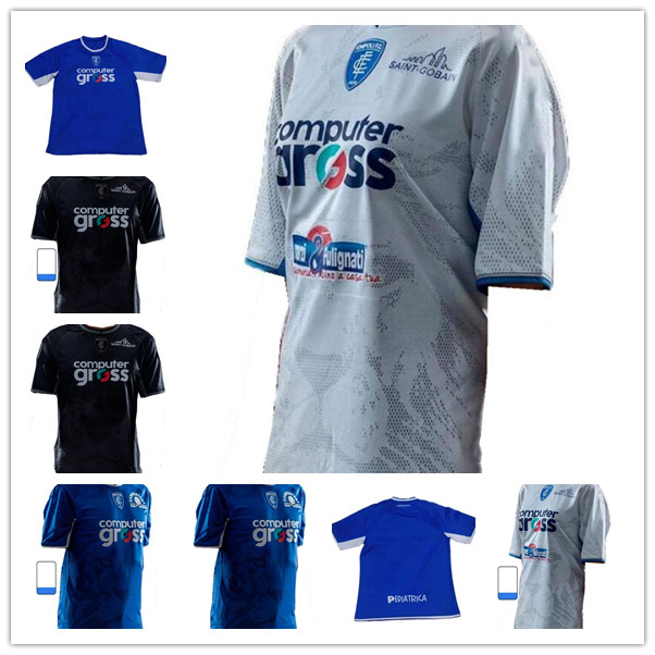 

21 22 Empoli Soccer Jerseys Home Blue Away White Third Black 2021 2022 MANCUSO CUTRONE BAJRAMI RICCI PINAMONTI football shirt men jersey uniforms