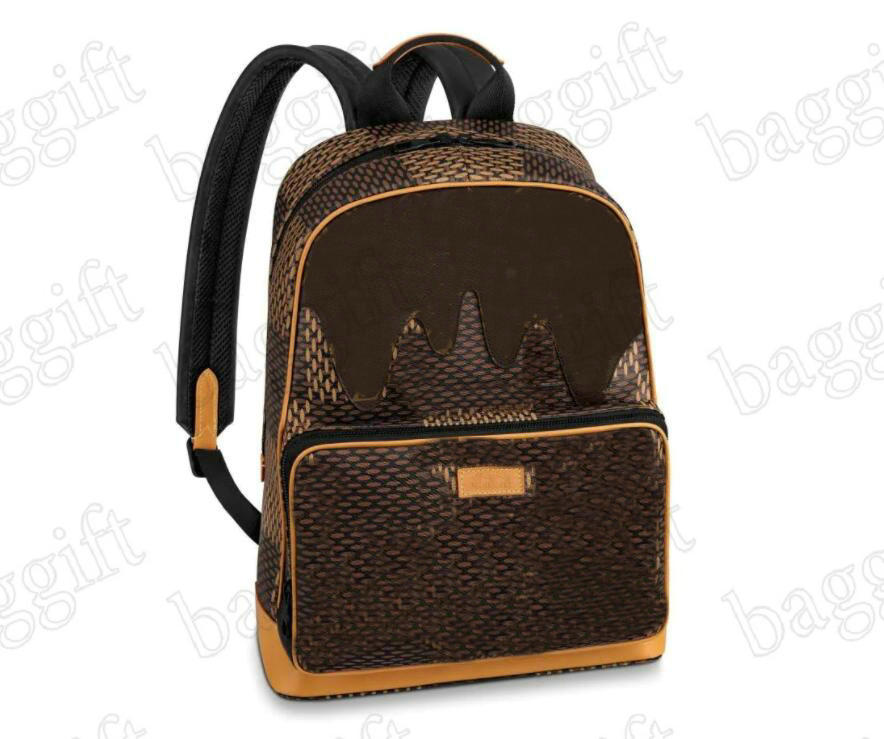 

Nigo X Abloh LE Bag Mens Campus Designer Backpack Giant Ebene Damier Womens Canvas Coated Leather Crossbody Old Flower Luxurys Brand Backpacks Luggage, No bag