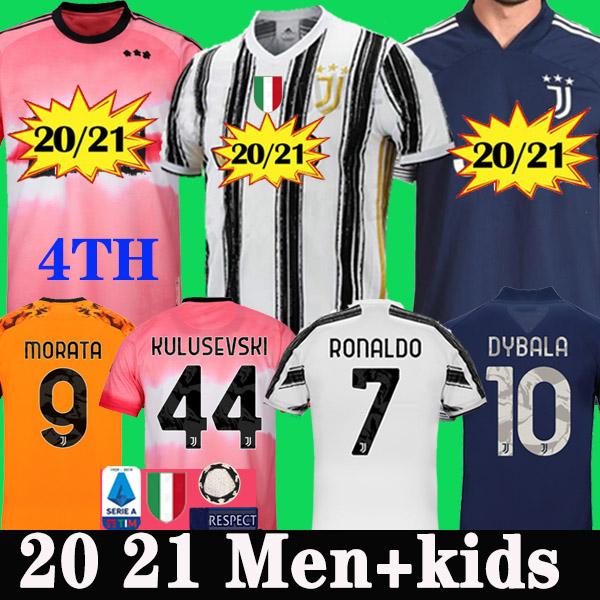 

Fans Player JUVENTUS soccer jersey 2020 2021 football shirt 4th RONALDO DE LIGT MORATA 20 21 DYBALA RAMSEY JUVE Men Kids kit uniforms, 4th + patch1 a08