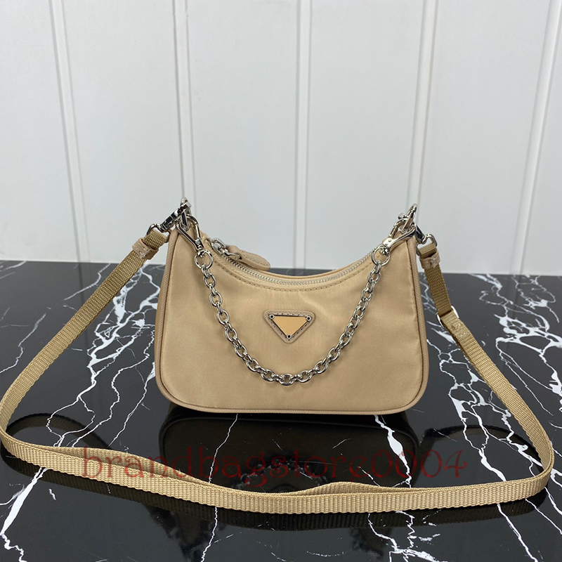 

Cell Phone Pocket Fashion underarm Totes bag leisure shoulder bags simple atmosphere chain nylon cloth Messenger Patchwork Handbag
