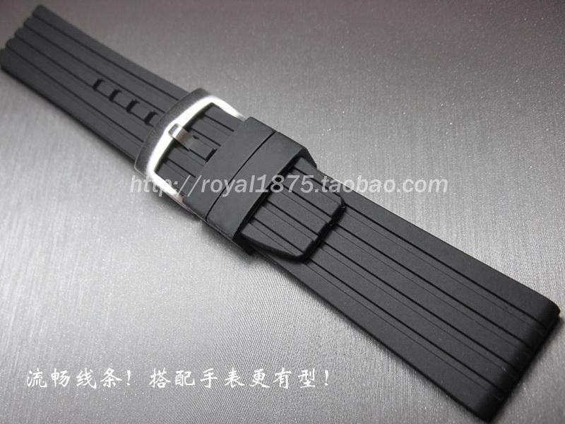 

Watch Bands 20 22 24mm Watchband Soft Rubber High Quality Wristband For Smart Straps Silica Gel Band Diving Fashion Bracelet Belt