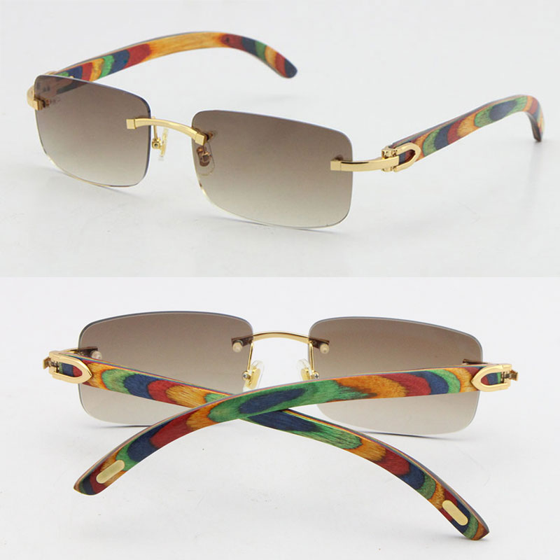 

Wholesale Selling Peacock Wood Famous Decor Multi Wooden frame Sunglasses outdoors driving High quality fashion vintage UV400 Lens Size 56-18-140mm, White;black