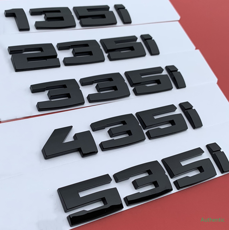 

Glossy Black Letter Number Emblem for BMW M M1 M2 M3 M4 M5 M6 M7 M8 X4M X5M X6M M540i Car Sticker, Glossy black h-20mm