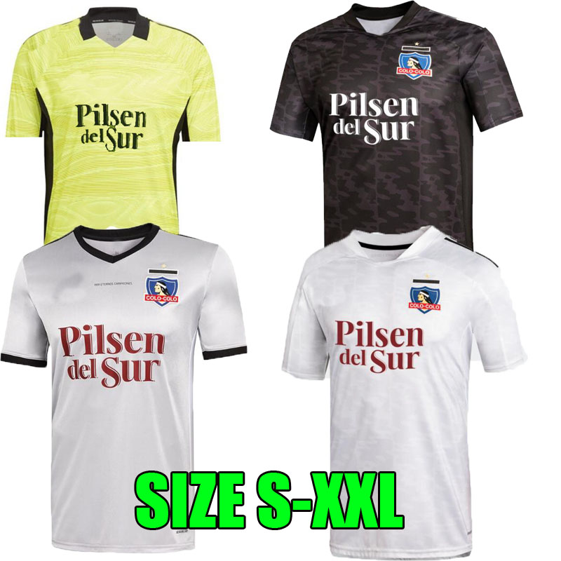

2021 2022 Colo Colo 30 Años Copa Libertadores soccer Jerseys 1991 Anniversary 30th Camiseta goalkeeper FALCON BLANDI SUAZO CAMPOS 21 22 OPAZO football shirt man