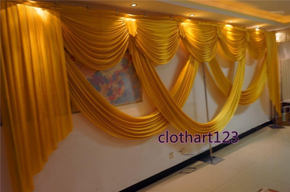 

Party Decoration 6M Wide Swags Stage Designs Wedding Backcloth Stylist For Backdrop Curtain Celebration Drapes