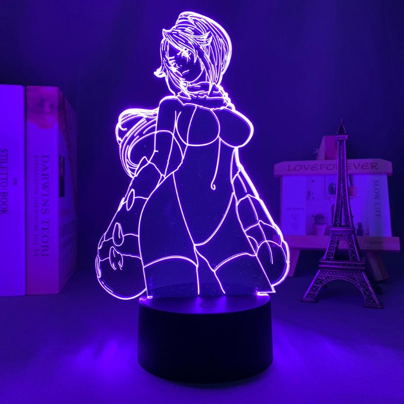 

Night Lights Anime 3d Lamp Bleach Yoruichi Shihouin For Bedroom Decor Nightlight Cool Birthday Gift Acrylic Led Light