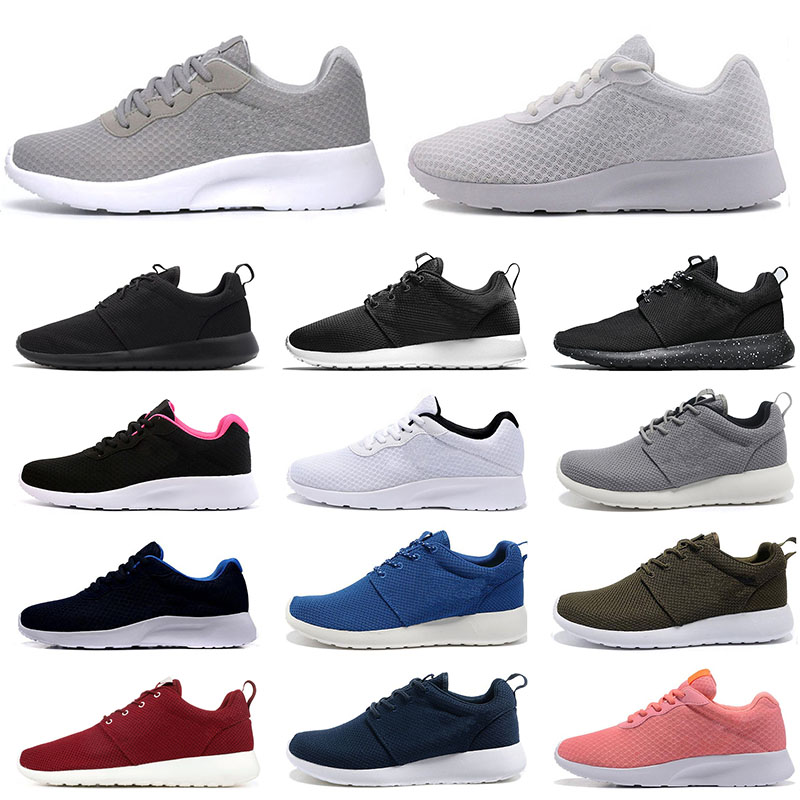 

High quality Tanjun 1.0 London Triple Black Sports shoes White Pink Red Navy Blue Outdoor Authentic Professional Running Sneakers Men Women Comfortable Big Size 45, A19 36-40